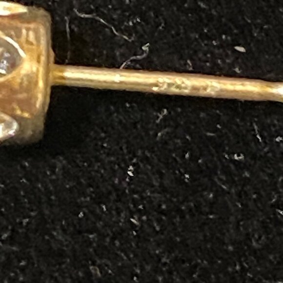 5mm x 5mm Sterling Silver 925 CZ Stud Earrings 6-Prong Setting Vintage Style Jew - Picture 8 of 12